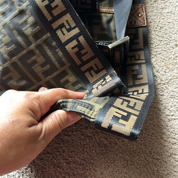 Vintage FENDI Zucchino Shoulder Crossbody bag - Picture 10 of 14